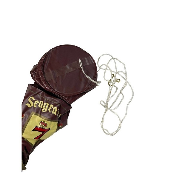 VTG Seagrams 7 Plastic Inflatable Display Bottle 28" Tall Man Cave Bar Blow Up - Picture 4 of 6